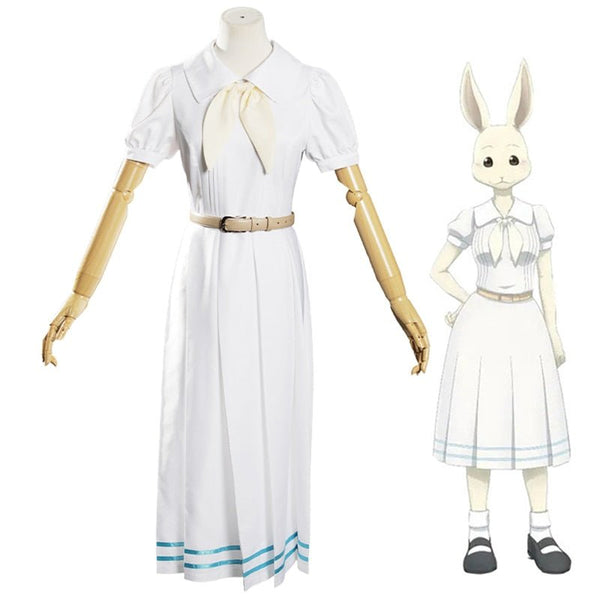 Beastars Haru Costume Lolita Haru Cosplay Dress Skirt Women School Uniform White Rabbit Girls Japanese Uniform Outfit - Vimost Shop