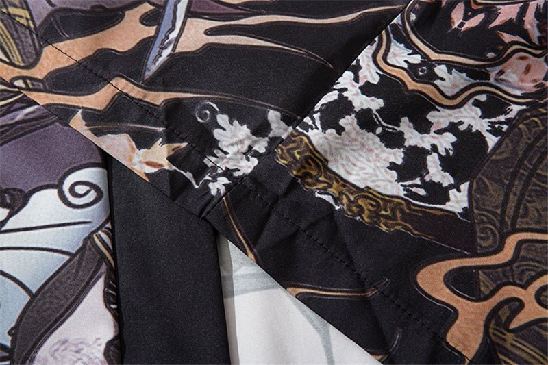 Beauty Samurai Traditional Kimono Japanese Anime Clothes Cardigan Cosplay Men Women Yukata Female Shirt Blouse - Vimost Shop