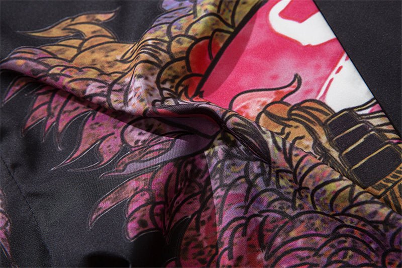 Beauty Samurai Traditional Kimono Japanese Anime Clothes Cardigan Cosplay Men Women Yukata Female Shirt Blouse - Vimost Shop