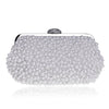 Beded women evening bags diamonds shell lady small day clutches party dinner wedding bridal hollow pearl handbags purse - Vimost Shop