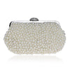 Beded women evening bags diamonds shell lady small day clutches party dinner wedding bridal hollow pearl handbags purse - Vimost Shop