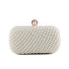 Beded women evening bags diamonds shell lady small day clutches party dinner wedding bridal hollow pearl handbags purse - Vimost Shop