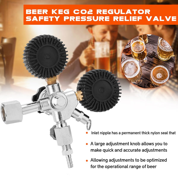 Beer CO2 Keg Regulator Safety Pressure Relief Valve 0-3000 PSI Tanks Pressure Pressure Relief Valve - Vimost Shop