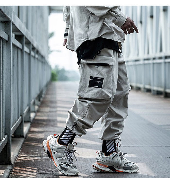 Big Pockets Male Harem Cargo Pants Harajuku Streetwear Sweatpants Hip Hop Casual Joggers Men Trousers Oversized - Vimost Shop