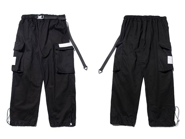 Big Pockets Male Harem Cargo Pants Harajuku Streetwear Sweatpants Hip Hop Casual Joggers Men Trousers Oversized - Vimost Shop