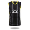 Black Stripes Design Basketball Shirts and Shorts - Vimost Shop