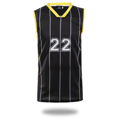 Black Stripes Design Basketball Shirts and Shorts - Vimost Shop