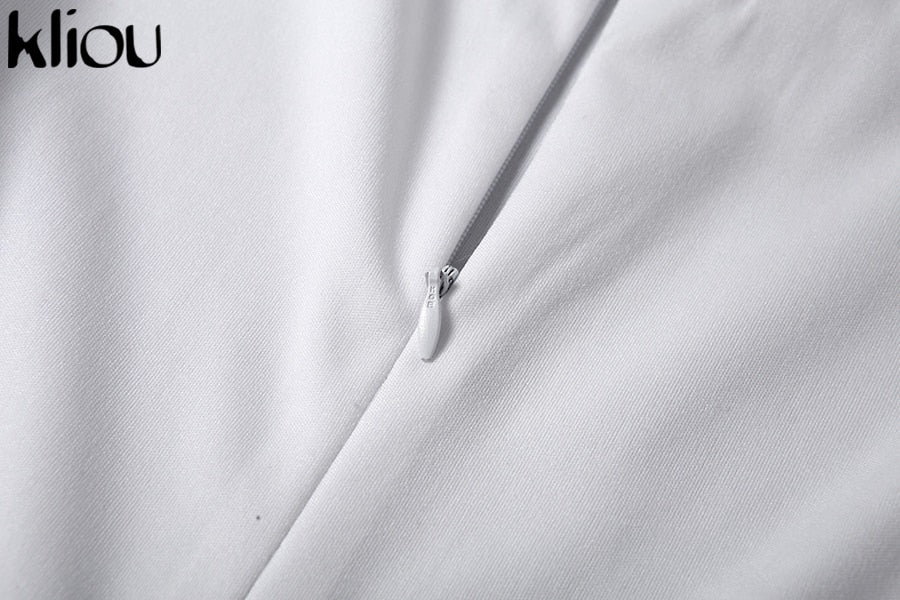 Black/white Sexy Bodycon tracksuit Jumpsuit Women fitness Romper Long Sleeve - Vimost Shop