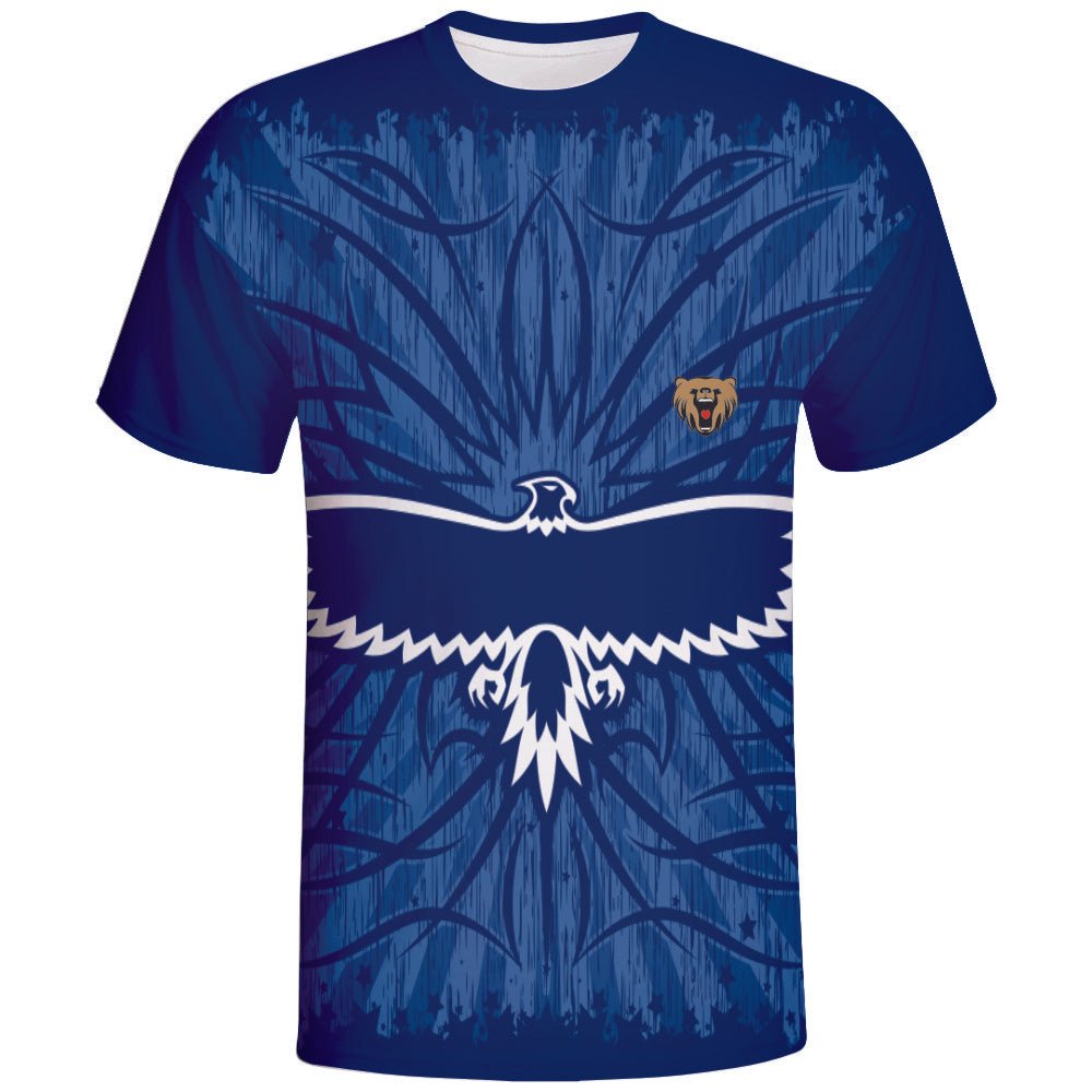 Blue Hawk Design Gaming Jersey With Your Gamer Tag - Vimost Shop