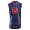 Blue Stripes Design Basketball jersey and Shorts - Vimost Shop