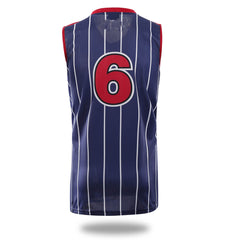 Blue Stripes Design Basketball jersey and Shorts - Vimost Shop