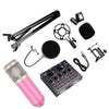 Bm 800 Studio Microphone Kits With Filter V8 Sound Card Condenser Microphone Bundle Record Ktv Karaoke Smartphone Microphone - Vimost Shop