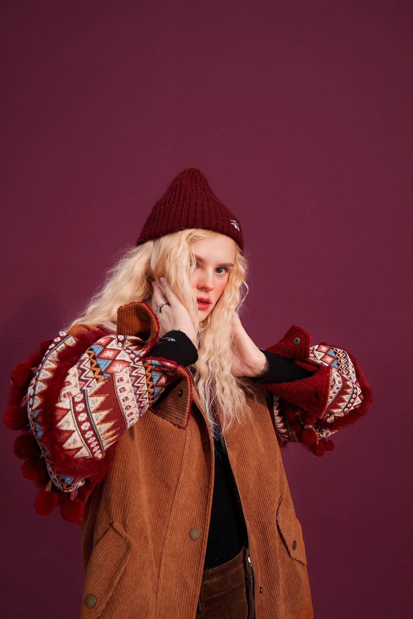 Bohemia Corduroy Single Breasted Casual Padded Coat Women,Winter ELF Full Sleeve Korean Female Warmness Outwears - Vimost Shop