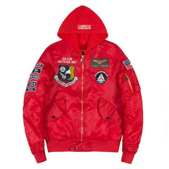 Bomber Men Badge Air Pilot MA-1 Men's Jacket Hip Hop Outwear - Vimost Shop