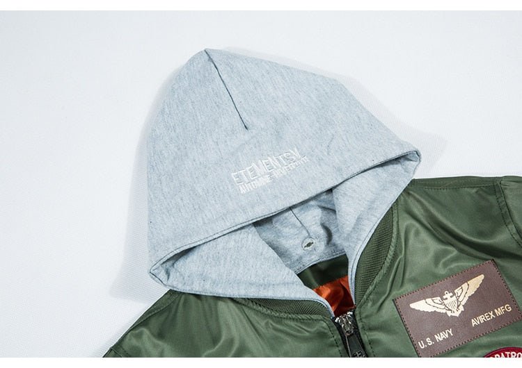 Bomber Men Badge Air Pilot MA-1 Men's Jacket Hip Hop Outwear - Vimost Shop