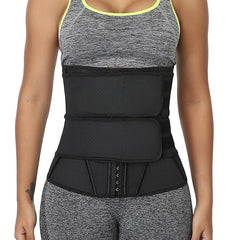 Boned Latex Waist Trainer Corsets for Women Weight Loss Body Trimmer Belt Slimming Shaper Workout Faja Compression Sweat Girdles - Vimost Shop