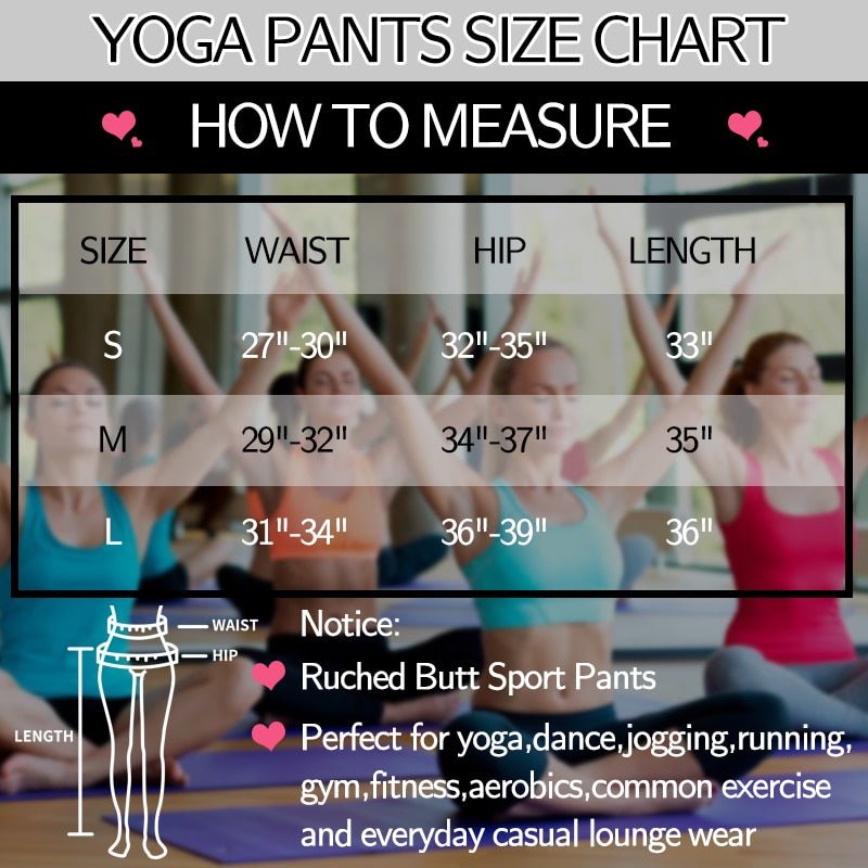 Booty Ruched Sports Pants Yoga Leggings Gym Workout Training Tights Tummy Control Trousers Running Activewear Fitness Clothing - Vimost Shop