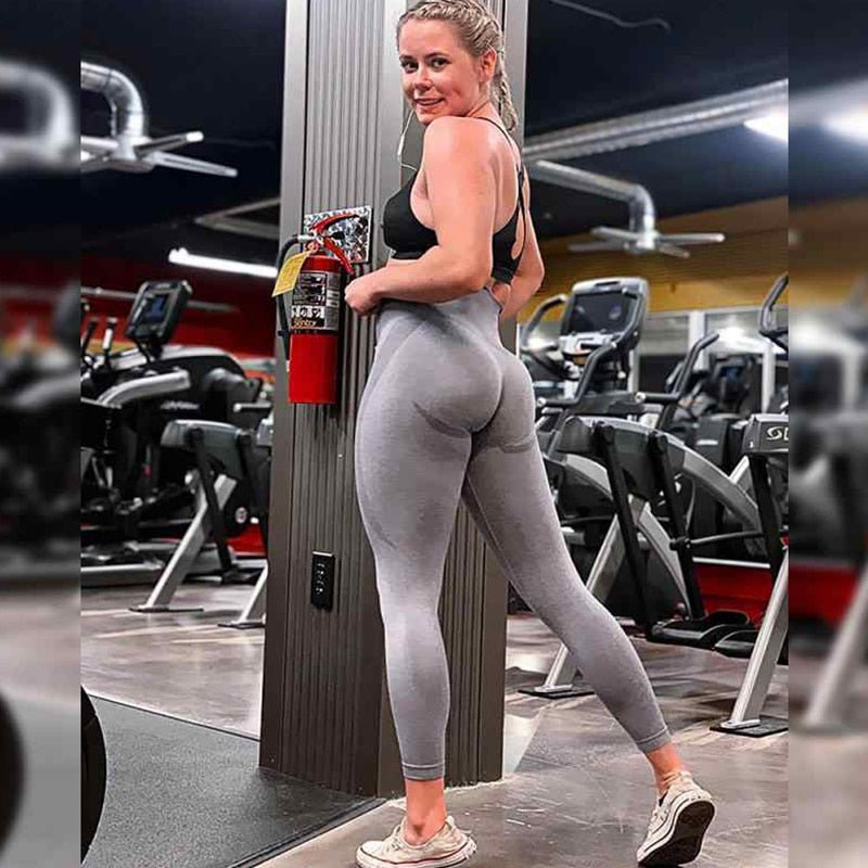 Booty Ruched Sports Pants Yoga Leggings Gym Workout Training Tights Tummy Control Trousers Running Activewear Fitness Clothing - Vimost Shop