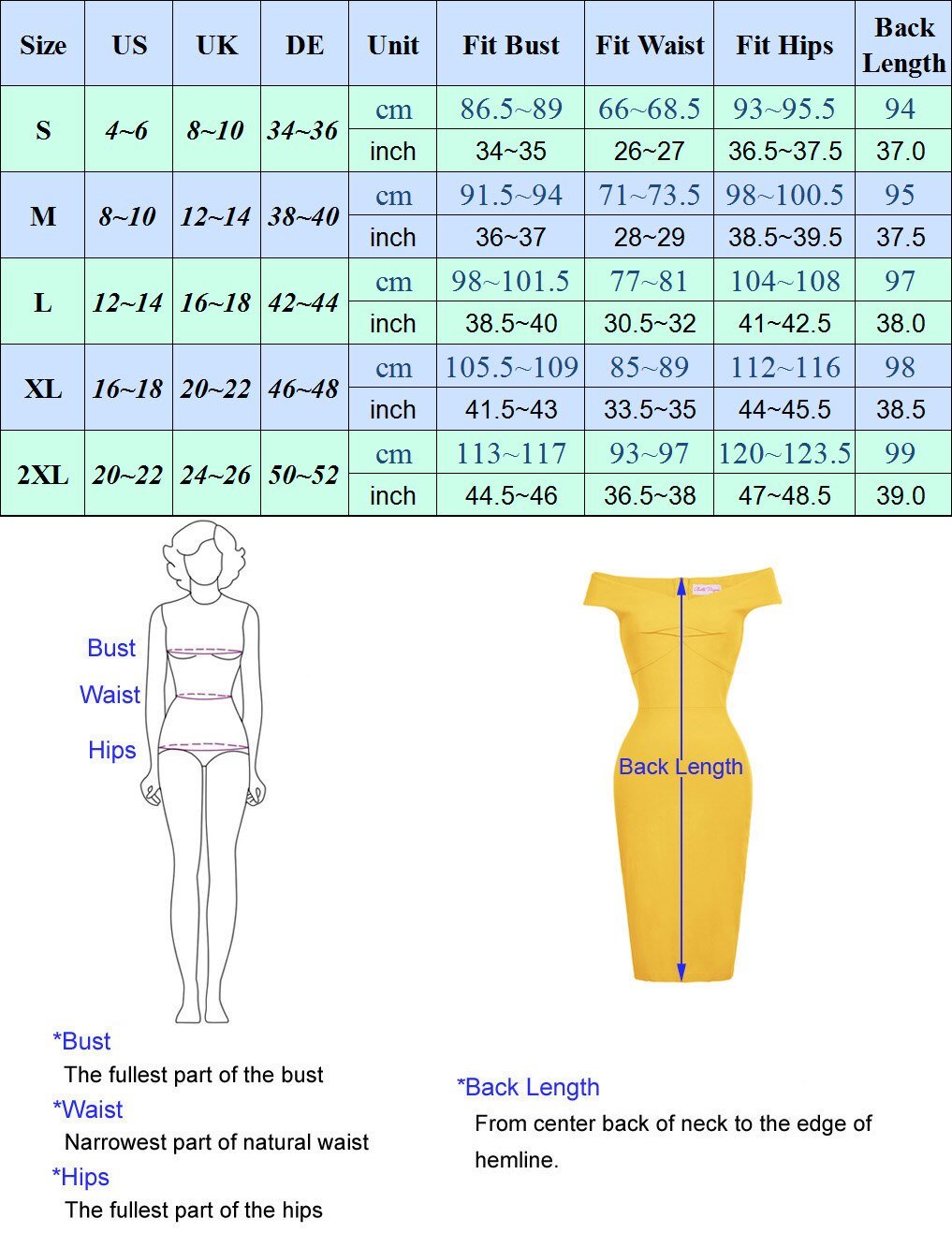 BP Womens Pin Up 1950s Retro Business OL Lady Hips-Wrapped Bodycon Pencil Skirts - Vimost Shop