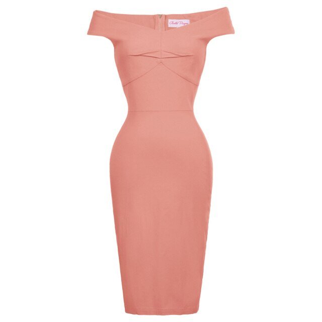 BP Womens Pin Up 1950s Retro Business OL Lady Hips-Wrapped Bodycon Pencil Skirts - Vimost Shop
