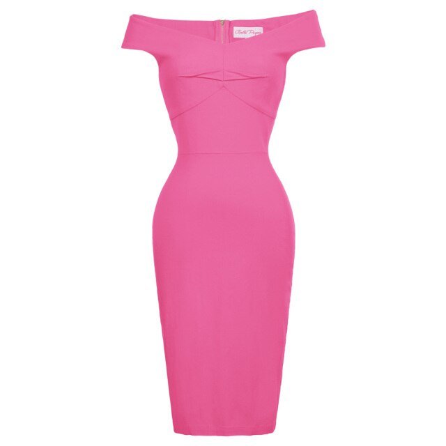 BP Womens Pin Up 1950s Retro Business OL Lady Hips-Wrapped Bodycon Pencil Skirts - Vimost Shop