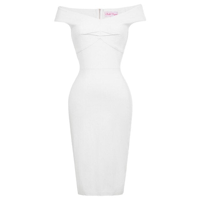 BP Womens Pin Up 1950s Retro Business OL Lady Hips-Wrapped Bodycon Pencil Skirts - Vimost Shop