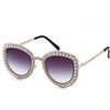 Brand Designer Luxury Pearl Sunglasses For Women Vintage Cat Eyes Eyewear Metal Frame Sun Glasses Femal Shades - Vimost Shop