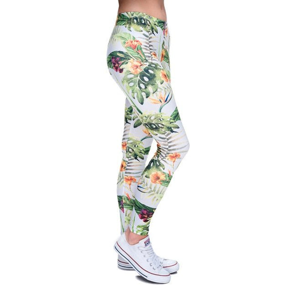 Brand Fashion Camo Branches 3D Printing High Quality Slim Legging Women Casual Home Leggings Woman Pants - Vimost Shop
