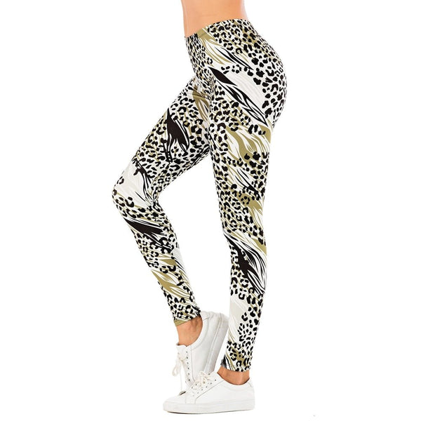 Brand Fashion Woman Pants Sexy Women Legging Leopard print Fitness leggins Slim legins Soft and stretchy Leggings - Vimost Shop