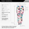 Brand Women Colour Geometry Printing Legging High Elastic Fitness Legging Trousers LeggingsWomen Pants - Vimost Shop