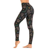 Brands Women Fashion Legging Black Doodle owl Printing leggins Sexy Slim legins High Waist Leggings Woman Fitness Pants - Vimost Shop