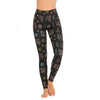 Brands Women Fashion Legging Black Doodle owl Printing leggins Sexy Slim legins High Waist Leggings Woman Fitness Pants - Vimost Shop