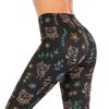 Brands Women Fashion Legging Black Doodle owl Printing leggins Sexy Slim legins High Waist Leggings Woman Fitness Pants - Vimost Shop