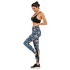 Brands Women Fashion Legging Floral sloth Printing leggins Slim legins High Waist Leggings Woman Pants - Vimost Shop