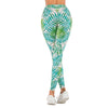 Brands Women Fashion Legging WATERCOLOUR PALMS Printing leggins Slim High Waist Leggings Woman Pants - Vimost Shop