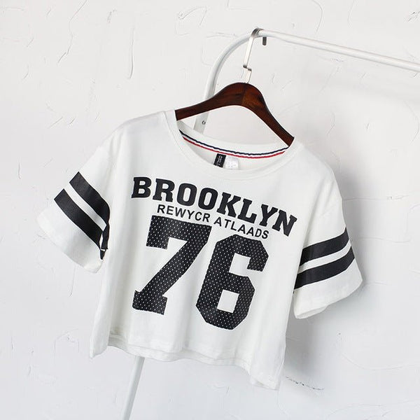 Brooklyn 76 printed fashion Women T-shirts - Vimost Shop