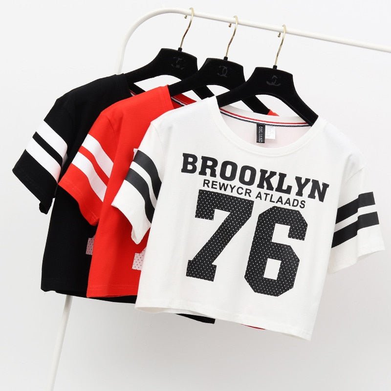 Brooklyn 76 printed fashion Women T-shirts - Vimost Shop