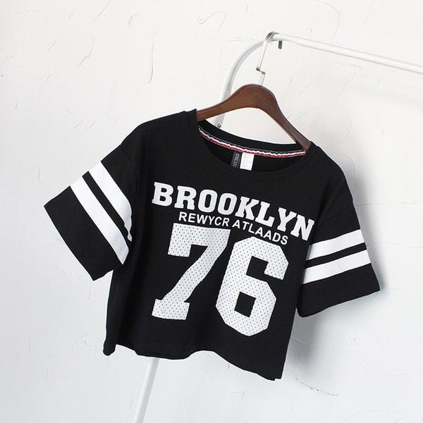 Brooklyn 76 printed fashion Women T-shirts - Vimost Shop