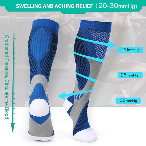 Brothock Compression Socks Nylon Medical Nursing Stockings Specializes Outdoor Cycling Fast-drying Breathable Adult Sports Socks - Vimost Shop