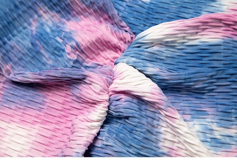 Butt Ruched Yoga Pants Tie-dye Streetwear High Waist Fitness Legging Running Athletic Trousers Gym Activewear Sport Leggings - Vimost Shop
