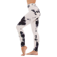 Butt Ruched Yoga Pants Tie-dye Streetwear High Waist Fitness Legging Running Athletic Trousers Gym Activewear Sport Leggings - Vimost Shop