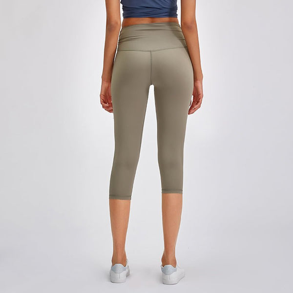 Butter Soft Nylon Training Yoga Sport Cropped Pants Wome - Vimost Shop