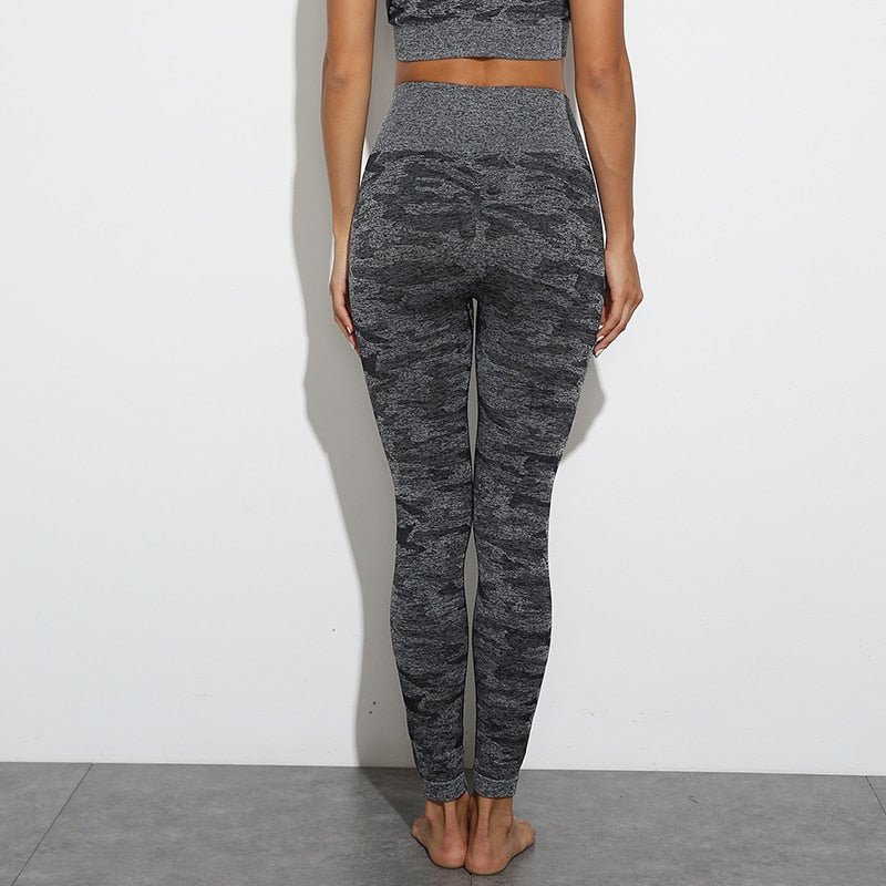 Camo Fitness Sport Yoga Pants High Waist Seamless Leggings Booty Lifter Leggins Gym Activewear Running Tights Workout Wear - Vimost Shop