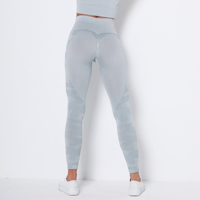 Camo Fitness Yoga Pants Booty Scrunch Seamless Leggings High Waist Gym Sportwear Running Tights Workout Pants Jogging Trousers - Vimost Shop