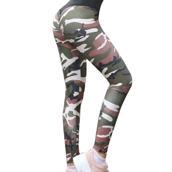 Camo Print Yoga Leggings Sportswear Pants For Women High Waist Fitness Tights Femme Yoga Trousers Energy Seamless Tracksuit - Vimost Shop