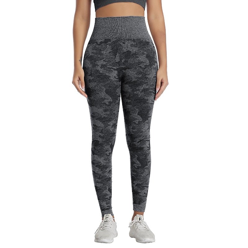 Camo Seamless Leggings High Waist Camouflag Yoga Pants Push Up Gym Sportwear Fitness Tights Running Leggins Workout Trousers - Vimost Shop