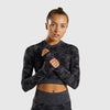 Camo Seamless O-Neck Shirts Women Gym Long Sleeves Running Sport Shirts Women Fitness Top Workout Tops - Vimost Shop