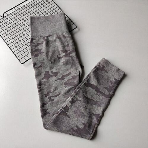 Camouflage High Waisted Yoga Pants Gym Camo - Vimost Shop