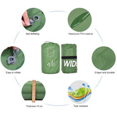 Camping Double Inflatable Mattress Outdoor Sleeping Pad Bed Ultralight Folding Tent Travel Cushion Beach Air Mat - Vimost Shop