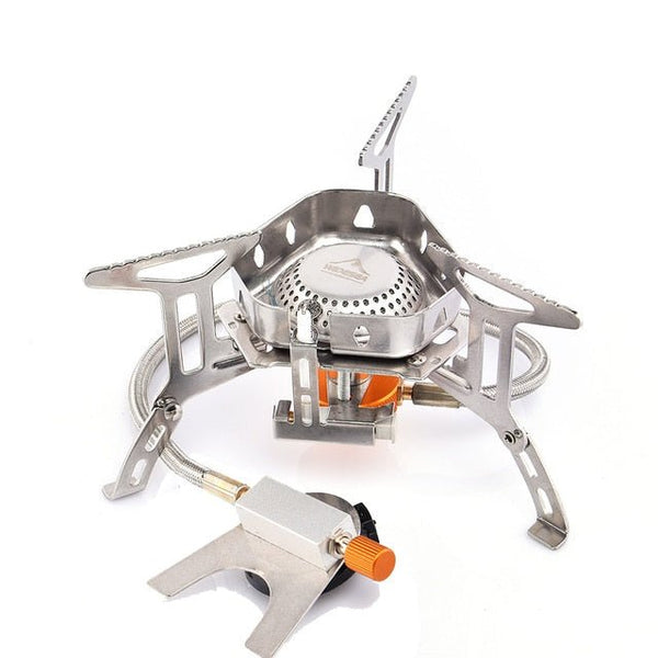 Camping Gas Burner Outdoor Tourist Stove Bbq Barbecue Picnic Equipment Kitchen Supplies Cookware Tourism Hiking Gasoline - Vimost Shop